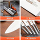 5-Piece Stainless Steel Chef Knives Set - Ultra-Sharp Ergonomic Handles - Precise Cutting Meat Veggies Fruits - Home & Pro Use Dishwasher Safe Rust-Resistant With Sheath