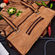 W Trading-Custom Hand Made Damascus Steel Blade Professional Kitchen Knives 8 Pcs Chef Kitchen Knife Set With Leather Pouch For Storage. Wt-1046-8