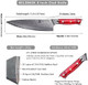 Wildmok Chef Knife And Kitchen Utility Knife Chef Knife8 Inch Damascus Japanese Chef Knife Kitchen Utility Knife 5 Inch
