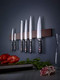 Wüsthof Classic Hollow Edge Carving Knife 8-Inch With Bonus Paring Knives Black (8854)