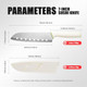 Stainless Steel Sushi Chef Knife 12 Inch Japanese Chef Knife With Sheathideal For Chefs Entertainers Food Enthusiastsperfect For Crafting Sushi Or As A Unique