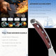 Xyj Stainless Steel Utility Knife 5 Inch Kitchen Knife With Sheath Meat Cleaver For Meat Cutting Vegetable Fruit Slicer Knife Portable Outdoor Camping For Special Day