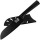 Xyj Kitchen Knife 7 Inch Full Black Japanese Santoku Knives Meat Cleaver For Meat Cutting Vegetable Slicer Cutting Chef Knife With Sheath Edge Guard Protector For Women Men Xyj Kitchen Knife 7 Inch Full Black Japanese Santoku Knives Meat Cleaver For Meat Cutting Vegetable Slicer Cutting Chef Knife With Sheath Edge Guard Protector For Women Men