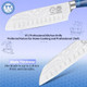 Xyj Japanese Santoku Knife Stainless Steel 7 Inch Ultra Sharp Kitchen Knifevegetable Meat Cleaver Cutting Knife With Sleeveergonomic Handleoutdoor Camping Bbq