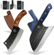 Xyj Hand Forged Chef Knife Meat Butcher Slicing Knives With Leather Sheath Full Tang Handle Camp Kitchen Knives Xyj Hand Forged Chef Knife Meat Butcher Slicing Knives With Leather Sheath Full Tang Handle Camp Kitchen Knives