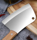 Yikangheng Small Professional Cleaver Chef Knife High Strength Stainless Steel 5.8 Inch Sharp Kitchen Blade With Wooden Handle (Black)