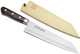 Yoshihiro Vg10 Hammered Damascus Kiritsuke Sword Tip Multipurpose Japanese Chef Knife 8.25 Inch - Western Style Mahogany Handle