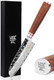 Yousunlong Santoku Knife Chef Knife 5 Inch Asian Knife Japanese Hammered Damascus Steel Ultra Sharp Blade Natural Walnut Wooden Handle Yousunlong Santoku Knife Chef Knife 5 Inch Asian Knife Japanese Hammered Damascus Steel Ultra Sharp Blade Natural Walnut Wooden Handle