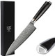 Sunlong Chef'S Knife 8 Inch Gyuto Japanese Damascus Natural Leadwood Handle With Walnut Wood Sheath Flannel Knife Bag Sunlong Chef'S Knife 8 Inch Gyuto Japanese Damascus Natural Leadwood Handle With Walnut Wood Sheath Flannel Knife Bag