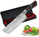 Non-Stick Cleaver Knife 7-Inch Chinese Chef'S Knife For Kitchen High Carbon German Stainless Steel Vegetable Chopping Knife usa Chopper Caidao Ergonomic Handle Boxed (7" Meat Cleaver)