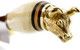 Golden Bull 9" Bbq Knife - Meat Slicing Knife With Bull Head Pommel Ostrich Bone Handle Wood Case - Swedish 14C28N Stainless Steel Blade - For Cutting Beef Red Meat Vegetables Fruits