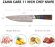 Chef Knife With Sharp Blade And Ergonomic Handle - 8" Stainless Steel Kitchen Knife - Ultra Sharp