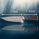 Chef Knife With Sharp Blade And Ergonomic Handle - 8" Stainless Steel Kitchen Knife - Ultra Sharp