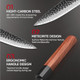 Gyuto Knife 8 Inch Japanese Gyuto Chef Knife Handmade Forged 5 Layers Vg10 High Carbon Steel Ergonomic Sandalwood G10 Handle With Premium Box