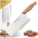 Zhang Xiao Quan Since 1628 7.3” Meat Cleaver 40Cr13 Chinese Chopper Slicing Knife Chinese Chefs Knife Wood Handle