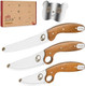 Kids Knife Set For Real Cooking With Educational Ring Rounded Tip Fingers Guard 4 Pieces Kids Kitchen Knife Kit For Children And Teaching Food Prep And Kitchen Safety