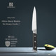 5 Inch Utility Knife Home Cooking Chef s For Women Men: Small Sharp Kitchen Knife Ultra-Smooth Cutting Experienceall-Around Performance 50Cr15Mov Stainless Steelergonomic Black Handle