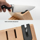 Kitchen Knife Set Professional 13 Piece Knife Set With Block And Sharpener Sharp Chef Knife Set Ideal For Home And Restaurants Elegant Black