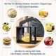 Moongiantgo Potato Ricer Masher with 2 Interchangeable Discs Hand Food Press for Mashed Potatoes Avocados Puree or Fruit Juicer Squeezer for Citrus Pomegranate Lemon Orange Lime