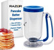 RAZOR Pancake Batter Dispenser Pancakes & Waffles Batter Dispenser for Cakes Muffins Crepes Cake for Baking Cooking on Stovetop Griddles Prevents Drip Easy Squeeze Trigger Handle Dispensers