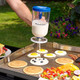 RAZOR Pancake Batter Dispenser Pancakes & Waffles Batter Dispenser for Cakes Muffins Crepes Cake for Baking Cooking on Stovetop Griddles Prevents Drip Easy Squeeze Trigger Handle Dispensers