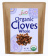 Jiva Organic Cloves Whole 14 Ounce Bulk Bag - Non-GMO, Keto Friendly, Non Irradiated - Organic Dried Clove Buds Bulk
