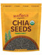 Mayorga Organic Raw Chia Seeds Resealable Bag | Superfood w/Plant-Based Omega 3 & Vegan Protein | USDA Certified, Gluten-Free, Non-GMO, Direct Trade, Kosher | Add to Breakfast, Oats & More
