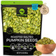 Nut Cravings - Roasted & Salted Pumpkin Seeds, Pepitas, No Shell (32oz - 2 LB) Packed Fresh in Resealable Bag - Nut Snack - Healthy Protein Food, All Natural, Keto Friendly, Vegan, Kosher Nut Cravings - Roasted & Salted Pumpkin Seeds, Pepitas, No Shell (32oz - 2 LB) Packed Fresh in Resealable Bag - Nut Snack - Healthy Protein Food, All Natural, Keto Friendly, Vegan, Kosher