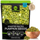 Nut Cravings - Roasted & Salted Pumpkin Seeds, Pepitas, No Shell (48oz - 3 LB) Packed Fresh in Resealable Bag - Nut Snack - Healthy Protein Food, All Natural, Keto Friendly, Vegan, Kosher Nut Cravings - Roasted & Salted Pumpkin Seeds, Pepitas, No Shell (48oz - 3 LB) Packed Fresh in Resealable Bag - Nut Snack - Healthy Protein Food, All Natural, Keto Friendly, Vegan, Kosher