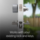 August Home Wi-Fi Smart Lock + Smart Keypad, Silver - Add key-free access to your home - Great for guests and vacation rentals, Biometric verification (optional), Retrofit smart lock, No hub required August Home Wi-Fi Smart Lock + Smart Keypad, Silver - Add key-free access to your home - Great for guests and vacation rentals, Biometric verification (optional), Retrofit smart lock, No hub required