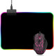 Gaming Mouse Pad RGB LED Light Color Switching for Computer Laptop Colorfull Gaming Mouse Pad RGB LED Light Color Switching for Computer Laptop Colorfull