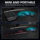 CHONCHOW One Handed Gaming Keyboard Rainbow LED Light Up, 35 Keys Protable Mini Single Hand Keyboard with Wrist Rest, Ergonomic Wired One Hand Keyboard for Xbox PS4 PS5 PC Laptop with USB Hub CHONCHOW One Handed Gaming Keyboard Rainbow LED Light Up, 35 Keys Protable Mini Single Hand Keyboard with Wrist Rest, Ergonomic Wired One Hand Keyboard for Xbox PS4 PS5 PC Laptop with USB Hub
