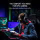 GAMEPOWER Raijin USB Gaming Headset - 7.1 Virtual Surround Sound, Wired Led Headphones with 50MM Drivers, Comfort Design, 360 Spatial Audio, Noise Cancelling Mic for PC, PS4, PS5, Black