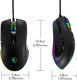 IULONEE Type C Mouse, Wired USB C Mice Gaming Mouse Ergonomic 4 RGB Backlight 3200 DPI Compatible with M@c, Matebook, Chromebook, HP OMEN, Windows PC, Laptop and More USB Type C Devices (Black) IULONEE Type C Mouse, Wired USB C Mice Gaming Mouse Ergonomic 4 RGB Backlight 3200 DPI Compatible with M@c, Matebook, Chromebook, HP OMEN, Windows PC, Laptop and More USB Type C Devices (Black)