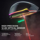 LTC GM-021 Wired Gaming Mouse, High-Precision 12800 DPI Optical Sensor, 7 Programmable Buttons, Customizable RGB, Ergonomic Shape with Thumb Rest, Software Support, Black LTC GM-021 Wired Gaming Mouse, High-Precision 12800 DPI Optical Sensor, 7 Programmable Buttons, Customizable RGB, Ergonomic Shape with Thumb Rest, Software Support, Black