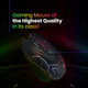 MEETION Gaming Mouse Lightweight with 6 Buttons, 200-4800 DPI, 3D Anti-Slip Roller, Computer Mice RGB Gamer Desktop Laptop PC Gaming Mouse