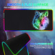 RGB Gaming Mouse Pad - 14 Light Modes Extended Computer Keyboard Mat, Anime LED Mouse Pad Large,High-Performance Mouse Pad Optimized for Gamer 31.5 X 12in (Wolf Mouse pad) RGB Gaming Mouse Pad - 14 Light Modes Extended Computer Keyboard Mat, Anime LED Mouse Pad Large,High-Performance Mouse Pad Optimized for Gamer 31.5 X 12in (Wolf Mouse pad)