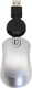 Mini USB Wired Mouse,Retractable Cable Tiny Small Mini Pocket Mouse for Children,1600 DPI Optical Compact Travel Mice with 2.3-Foot USB Cord for Laptop Computer (Sliver)