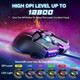 Wired Gaming Mouse, Computer PC Gaming USB Mice with 12 RGB Backlit Modes, High-Precision Adjustable 12800 DPI, 10 Programmable Buttons, Ergonomic Plug Play Gamer Mouse for Laptop Mac