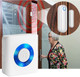 Caregiver Pager Door Alarms for Dementia Patients/Kids Safety/Home Security,Door Sensor Alarm for Elderly/Business/Home/Store/Mailbox (Two Sensor One Receiver) Caregiver Pager Door Alarms for Dementia Patients/Kids Safety/Home Security,Door Sensor Alarm for Elderly/Business/Home/Store/Mailbox (Two Sensor One Receiver)