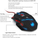 Zelotes T90 Professional 9200 DPI High Precision USB Wired Gaming Mouse,8 Buttons,With 7 kinds modes of LED Colorful Breathing Light, Weight Tuning Set (Black)