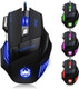 zelotes 7200 DPI 7 Buttons Professional LED Optical USB Wired Gaming Mouse Mice for Gamer