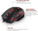 Zelotes Wired Gaming Mouse, 9200DPI, 8 Programmable Buttons, USB Optical Ergonomic Mouse, Corded Computer Mouse, Mouse Gaming for PC, Mac, Black
