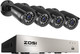 ZOSI 3K Lite Security Camera System Indoor Outdoor,AI Human/Vehicle Detection,Night Vision,Remote Access,4pcs 1080P 1920TVL Weatherproof Surveillance Cameras,H.265+ 8CH 5MP Lite CCTV DVR(NO HDD) ZOSI 3K Lite Security Camera System Indoor Outdoor,AI Human/Vehicle Detection,Night Vision,Remote Access,4pcs 1080P 1920TVL Weatherproof Surveillance Cameras,H.265+ 8CH 5MP Lite CCTV DVR(NO HDD)