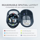 BOBOVR C2 Carrying Case - Compatible with Quest 2 Strap and Controllers, Hard Large Space,Travel Protection, Waterproof Zipper Technology BOBOVR C2 Carrying Case - Compatible with Quest 2 Strap and Controllers, Hard Large Space,Travel Protection, Waterproof Zipper Technology