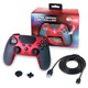 Brook Mars Wired Controller - Zero-Delay High Performance, For PS4 Gaming Controller, Gamepad with Touchpad for PS3 PS4 PC Switch, Support Motion Control,Gyro axis, Rumble function, Vibration
