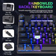 Gaming Keyboard Mouse and Headset with mic Combo USB Wired RGB Backlit Gamer Bundle Compatible with PC Windows 7/8/10/11 Xbox one PS4 PS5(Black) Gaming Keyboard Mouse and Headset with mic Combo USB Wired RGB Backlit Gamer Bundle Compatible with PC Windows 7/8/10/11 Xbox one PS4 PS5(Black)