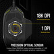 CORSAIR NIGHTSWORD RGB Gaming Mouse For FPS, MOBA - 18,000 DPI - 10 Programmable Buttons - Weight System - iCUE Compatible - Black CORSAIR NIGHTSWORD RGB Gaming Mouse For FPS, MOBA - 18,000 DPI - 10 Programmable Buttons - Weight System - iCUE Compatible - Black
