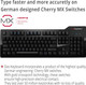 Das Keyboard Model S Wired Mechanical Keyboard, Cherry MX Blue Mechanical Switches, 2-Port USB Hub, Laser Etched Keycaps (104 Keys, Black)