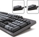 DURGOD Gaming Mechanical Keyboard with Cherry MX Silent Red Switches - 104 Key - Double Shot PBT - NKRO - USB Type C - for Gamer/Typist(Space Gray,ANSI/US)